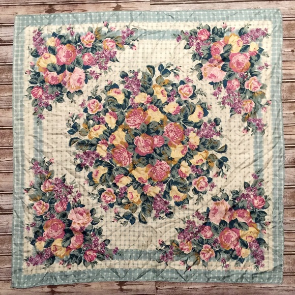Ellen Tracy Accessories - Linda Allard x Ellen Tracy • Vtg 100% Silk Scarf